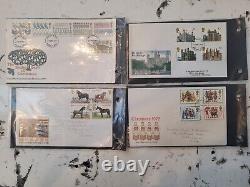 First Day Covers Collection England Great Britain 1977 To 1985 60 Total