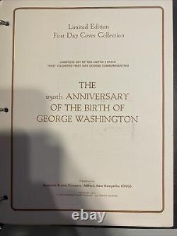 First Day Covers Commemorating The 250th Anniversary Of The Birth of George
