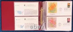 Floral Splendor 48 US FDC First Day Covers Album