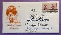 Four Secretary Of State (4 Signatures) Signed Fdc Autographed First Day Cover