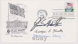 Four Secretary Of State (4 Signatures) Signed Fdc Autographed First Day Cover