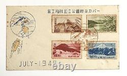 Fuji Hakone National Park First Day Cover Fdc 1949 V4