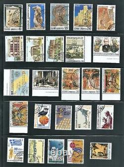 GREECE STAMPS LOT 37 FDC's & 11 SPECIAL FIRST DAY CANCEL SETS 1993-7 CV OVR $700