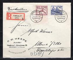 German Empire No. 614-616, Real Circulated FDC First Day Covers