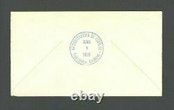 HONDURAS 1929 First Day Cover FDC Envelope Airmail Stamps Overprint Set RARE