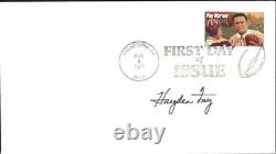 Haden Fry Signed 1997 FDC First Day Cover Pop Warner Iowa 151485