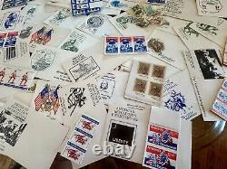 Huge Americana/patriotic postcard-First Day Cover Lot