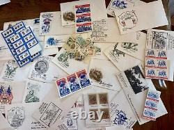 Huge Americana/patriotic postcard-First Day Cover Lot