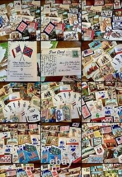 Huge Americana/patriotic postcard-First Day Cover Lot