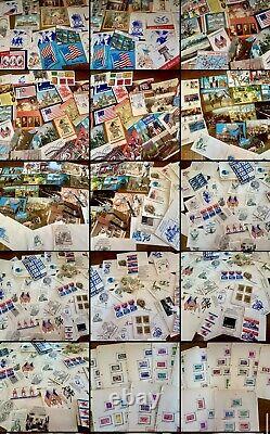 Huge Americana/patriotic postcard-First Day Cover Lot