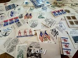 Huge Americana/patriotic postcard-First Day Cover Lot