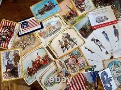 Huge Americana/patriotic postcard-First Day Cover Lot