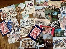 Huge Americana/patriotic postcard-First Day Cover Lot