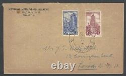 India Archaeological 1951 2 1/2a & 4a FDC