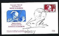 Isaac Stern (d. 2001) signed autograph auto First Day Cover FDC Conductor