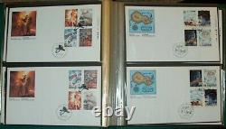 Large Collection Of Canadian FDC In Stock Book 100 Covers Blocks, Pairs & Single