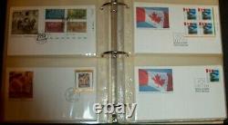Large Lot Of 124 Canadian FDC In Binder In Mint Shape 1994-1997