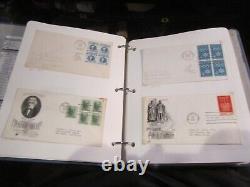 Lot Of 106 First Day Covers U. S. From The 1960's In Old Binder