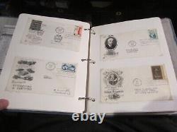 Lot Of 106 First Day Covers U. S. From The 1960's In Old Binder