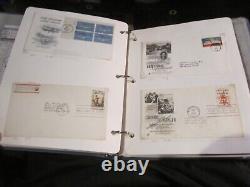 Lot Of 106 First Day Covers U. S. From The 1960's In Old Binder