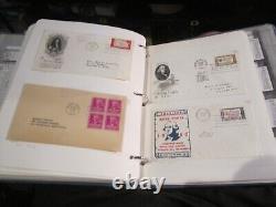 Lot Of 106 First Day Covers U. S. From The 1960's In Old Binder