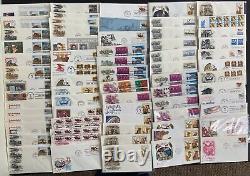 Lot of 1000+ 1988-2011 mixed cachet First Day covers Colorano Silk, Artcraft, HF