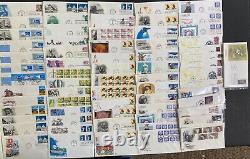 Lot of 1000+ 1988-2011 mixed cachet First Day covers Colorano Silk, Artcraft, HF