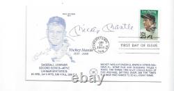 Mickey Mantle Autographed First Day Cover JSA COA New York Yankees Baseball