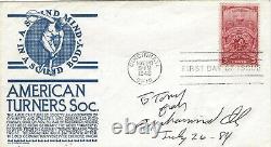Muhammad Ali signed 1948 FDC first day cover Heavyweight Boxing Champion HOF