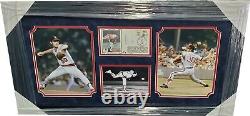 Nolan Ryan Signed FDC First Day Cover Cachet Astros Custom Framed With8x10 GA