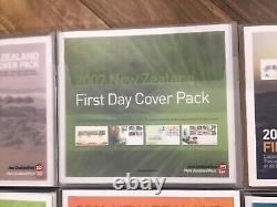 Nz Year Packs First Day Covers 2006 2013 Eight Years Of Fdc Superb Condition