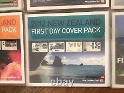 Nz Year Packs First Day Covers 2006 2013 Eight Years Of Fdc Superb Condition