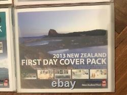 Nz Year Packs First Day Covers 2006 2013 Eight Years Of Fdc Superb Condition