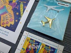 Original Stamp Ukraine 2022 Ukrainian Dream FDC Cancelation Airplane Mriya