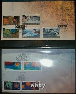 Outstanding Collection Of Canadian First Day Covers In Padded Album. 1997-2002