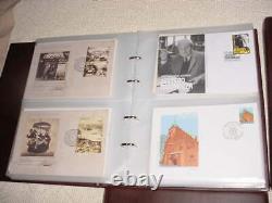 POLAND FDC COLLECTION IN ALBUMS, 390 FIRST DAY COVERS IN 6 ALBUMS 1970`s+