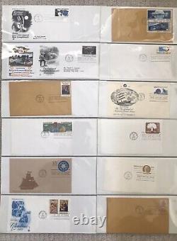 Photo Album With 265 US First Day Of Issue FDC 1968-1975