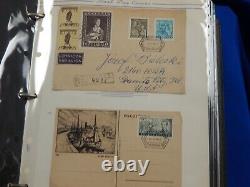 Poland FDC First Day Cover Collection (179 FDCs) 40's-50's Regular, Airmail