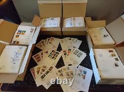 Postal Treasure Trove Liechtenstein FDCs (1800 First Day Covers) (#89444)