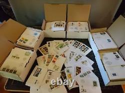 Postal treasure trove Liechtenstein FDCs (1800 First Day Covers) (#88162)