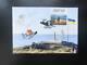 Postcard Russian Warship Go. Rocket Neptune + Stamp + Cancelled + Autograph