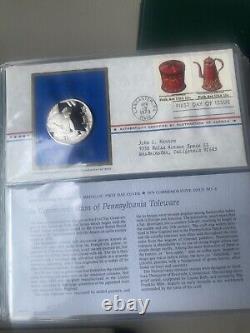 Postmasters Of America Medallic First Day Covers 1979.925 Silver