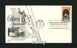 President Ronald Reagan California Signature Autograph FDC First Day Cover 1969