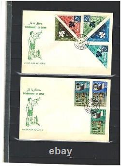 QATAR BOY SCOUTS FIRST DAY COVER -FDC Unused. LOT (KATAR 64)
