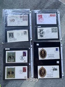 Queen Vintage Stamp Collection First Day Covers