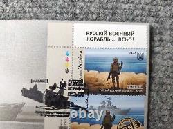 Russian Warship Done Original First Day Cover of FDC Kiev F Go Ukraine 2022