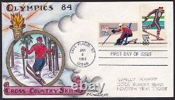 Scott 2069 Olympics Dorothy Knapp Hand Painted First Day Cover Fdc