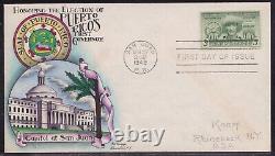 Scott 983 Puerto Rico Dorothy Knapp Hand Painted First Day Cover Fdc