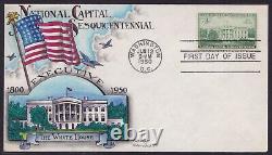Scott 990 Executive Dorothy Knapp Hand Painted First Day Cover Fdc