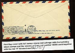 Scott #C11 Plate # Pair on FDC First Day Cover to Chicago (Stock #C11-FDC9)